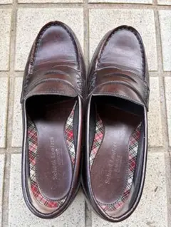 【HARUTA】ローファー 24cm EEE ブラウン　日本製