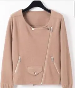 グレースコンチネンタル ニット ライダースジャケット カーディガン 新品未使用