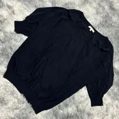 【極美品】EPOCA エポカ（40）五分袖 ニット セーター 肩フリル