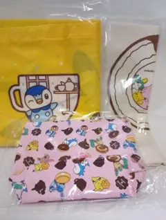 ポケモン バッグ ポーチ３点セット ミスタードーナツ