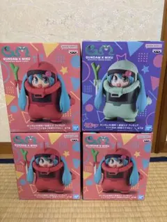 ガンダム45周年×初音ミク　ザクぐるみ　シャアザクぐるみ　フィギュア　4体セット