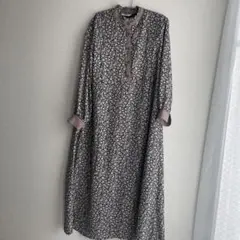 BEAMS HEART 花柄ロングシャツワンピース