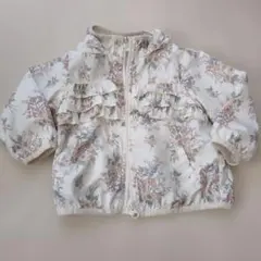 petit main 80cm 花柄フリル付きアウター