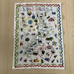 ニュージーランド 地図 タペストリー