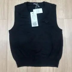 COMME CA ISM 黒ベスト 130サイズ 新品未使用　タグ付き