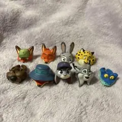 ズートピア　ファンションリング　ガチャガチャ