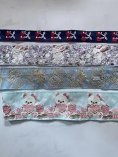 インド刺繍リボン 刺繍リボン セット はぎれセット