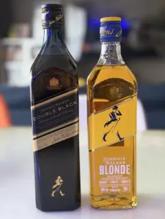 ジョニーウォーカーDouble Black & Blonde ２本セットのサムネイル
