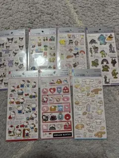 大人の図鑑シール　サンリオ　キティ　シナモロールクロミ　ディズニー　モンスターズ