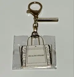 JILL by JILL STUARTフリルトートメタルキーホルダーホワイト