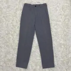 【JUNRED】パンツ グレー スラックス （M）ワイドパンツ 無地 シンプル