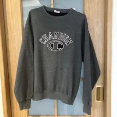 90s champion USA デカロゴ刺繍デザイン トレーナー スウェット