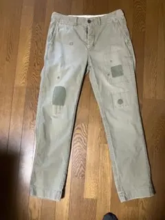 Ralph Lauren Rugbyラルフローレンラグビー リペア加工パンツ