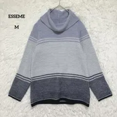 ESSEME ニット タートルネック 長袖 M ラメ