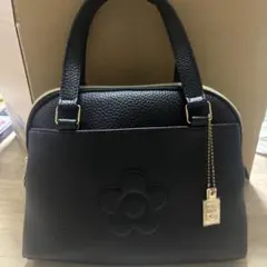 ※ショルダーなし※マリークワント バッグ ハンドバッグ ロゴチャーム付き