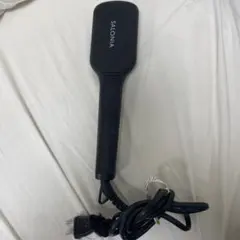 SALONIA ブラシヘアアイロン ブラック