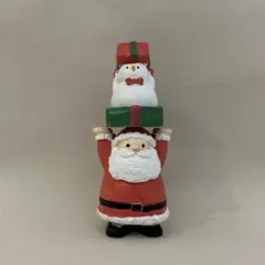 ナチュラルキッチン　バンザイサンタ　プレゼント乗りスノーマン　2点セット