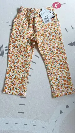 moujonjon 花柄コットンパンツ 80cm