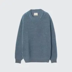 YOKE Mesh Knitted Crewneck Sweaterのサムネイル