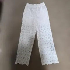 JEANASiS * レースパンツ .ホワイトアイボリー.フリーサイズのサムネイル