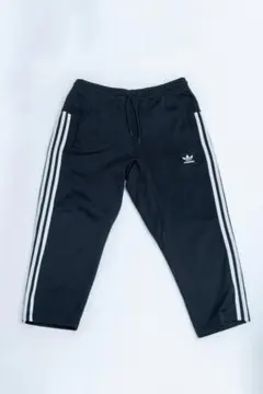 adidas クロップドトラックパンツ 黒 Lサイズ
