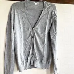 UNIQLO グレー 長袖カーディガン Mサイズ
