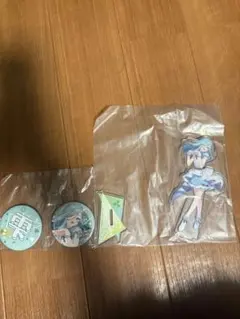 プロセカ　SEGAラッキークジ　缶バッジ　アクリルスタンド　日野森　雫