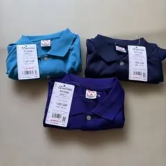 《新品》ウンドウ wundou キッズ ジュニア 140 半袖 ポロシャツ 3枚
