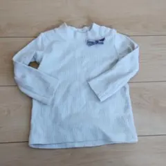 ユニクロ　リブハイネックT 80