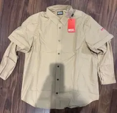 【新品】DIESEL ベージュ 長袖シャツ Lサイズ