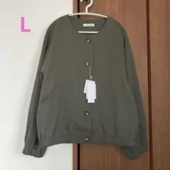 薄手 ノーカラージャケット