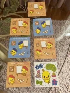 シール　ひよこちゃん　チキンラーメン　日清食品　ノベルティ　7枚セット