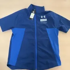 UNDER ARMOUR 青 ナイロンジャケット Lサイズ