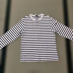 UNIQLO 長袖ストライプTシャツ Sサイズ