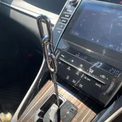 極太雷ステンレスチェーンシフトノブ ワンオフ　ハイエース　軽トラVIP MT車 極太雷ステンレスチェーンシフトノブ ワンオフ ハイエース 軽トラVIP