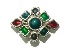 バレッタ ヴィンテージ風 マルチカラー