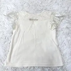 アクシーズファムキッズ　刺繍レーススリーブトップス　女の子　女の子のサムネイル