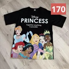 しまむら　リトシー　tシャツ ディズニー　プリンセス　170 Ｌ　新品　ブラックのサムネイル