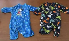 ♡美品♡モコモコロンパース2点セット