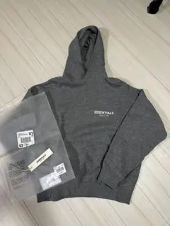 正規品 希少 ESSENTIALS グレー パーカー fear of god