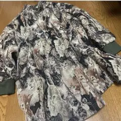 melange メラーンジュ　猫柄ゴブランコート