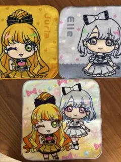 新品未使用　ひみつのアイプリ　ハンドタオル　ラブジュリエル　じゅりあ　える　3枚