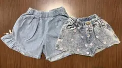 【REEZE 】【apres les cours 】 100ショートパンツ２枚