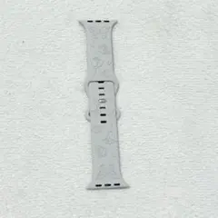 ★ アップルウォッチ バンド 蝶 薔薇 交換 ベルト グレー