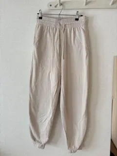 H&M スウェットパンツ　Sサイズ　ベージュ