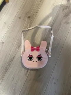 うさぎ型ポーチ ピンク　未使用