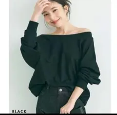 ベースメントオンライン HARUKA DESIGN 3wayオフショルスウェット