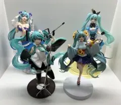 初音ミク　フィギュア　4点セット　AMP プライズフィギュア
