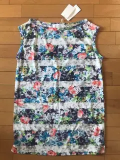 ルシェルブルー  花柄  タンクトップ 40 新品のサムネイル