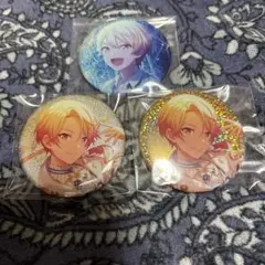 プロセカ グリッター缶バッジ カラパレ特典 天馬司 周年 特訓前後 3点